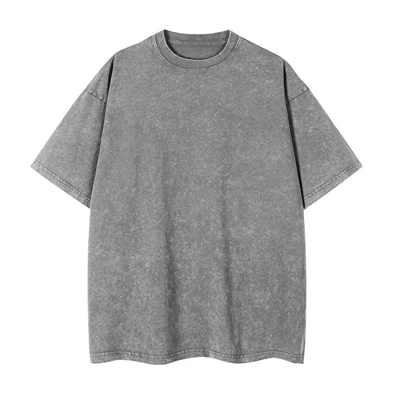 Blurred Logo T-Shirt – Relaxed Unisex Fit  |  Womens T-Shirts Clothing Faded Grey