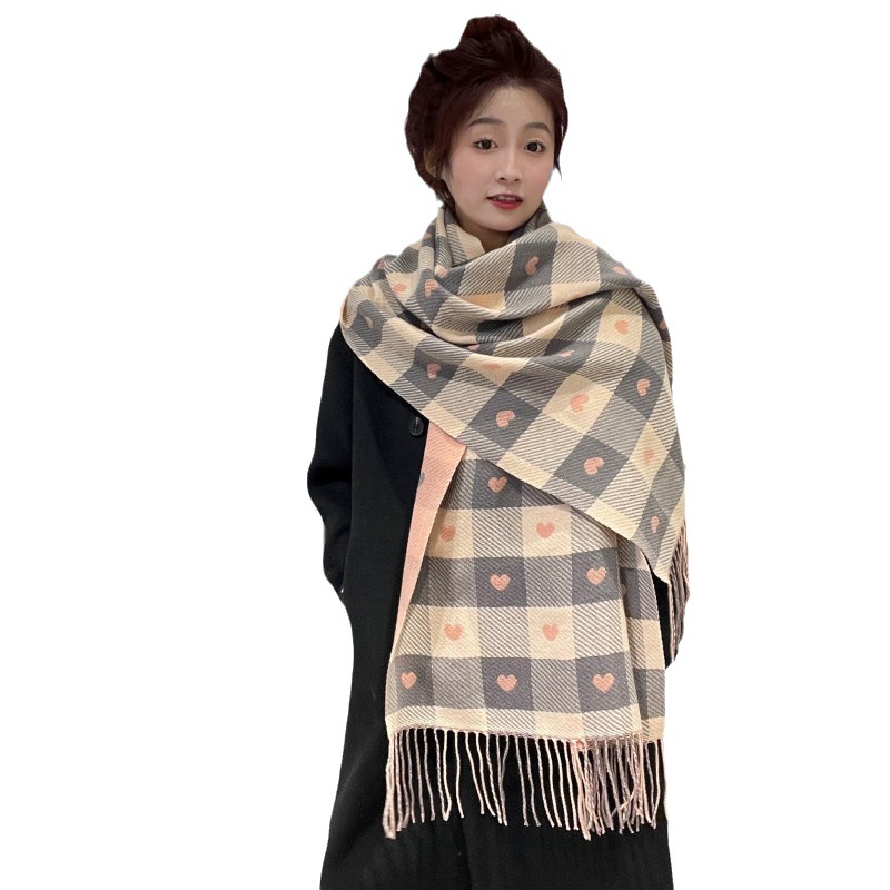 Check Logo Scarf  |  Womens Scarves Scarves grey