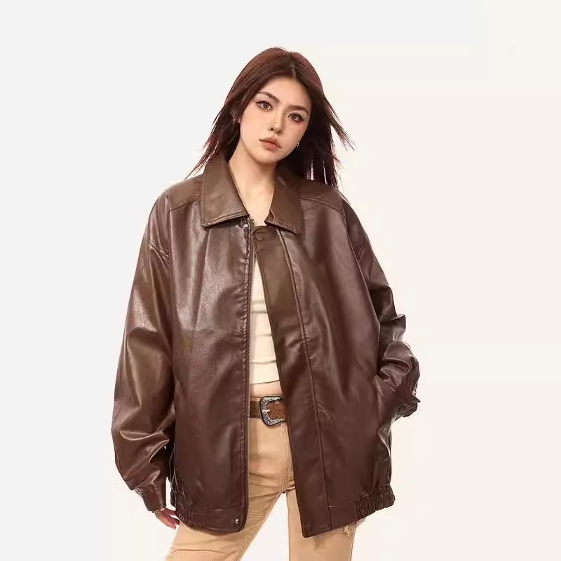 Coated Bomber Jacket  |  Womens Outerwear Clothing Dark burgundy