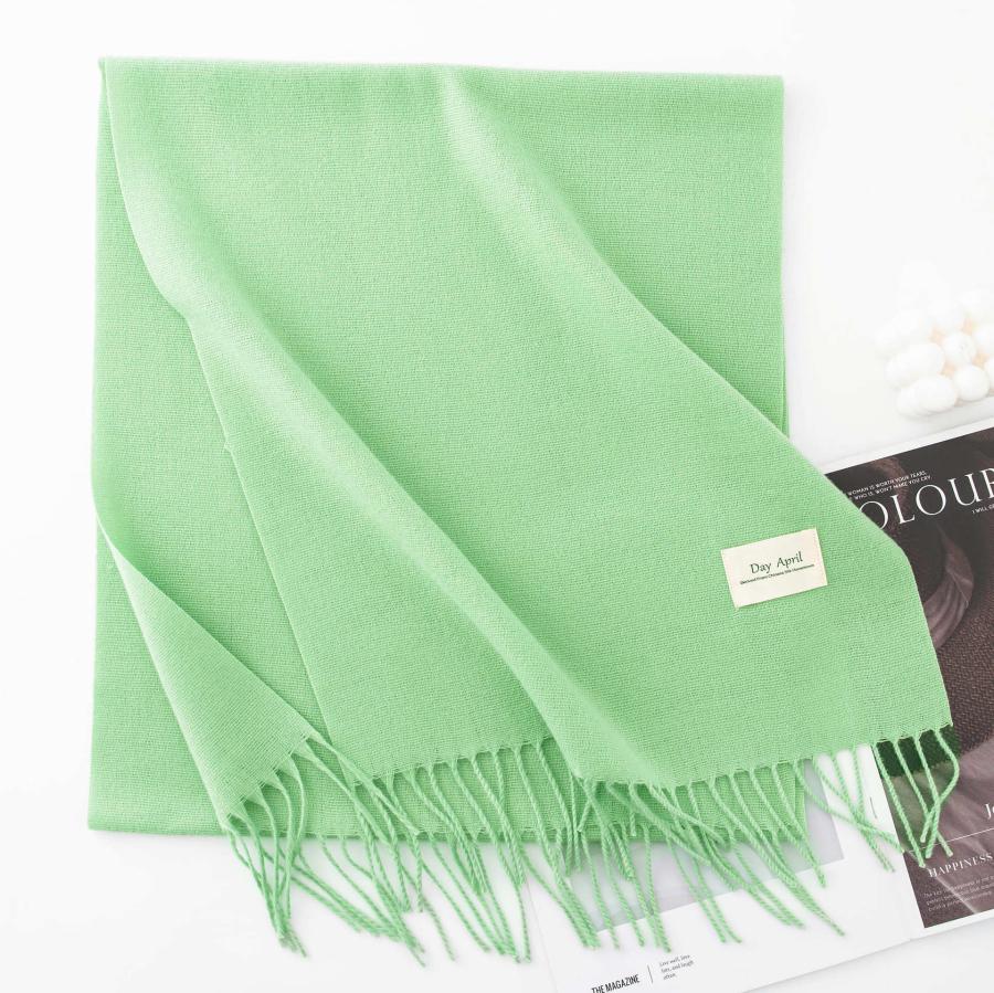 Fringe Alpaca Scarf  |  Womens Scarves Scarves Neon green