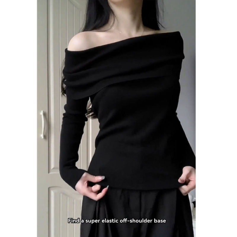 High Neckline Blouse Runway Show  |  Womens Shirts & Blouses Clothing Black