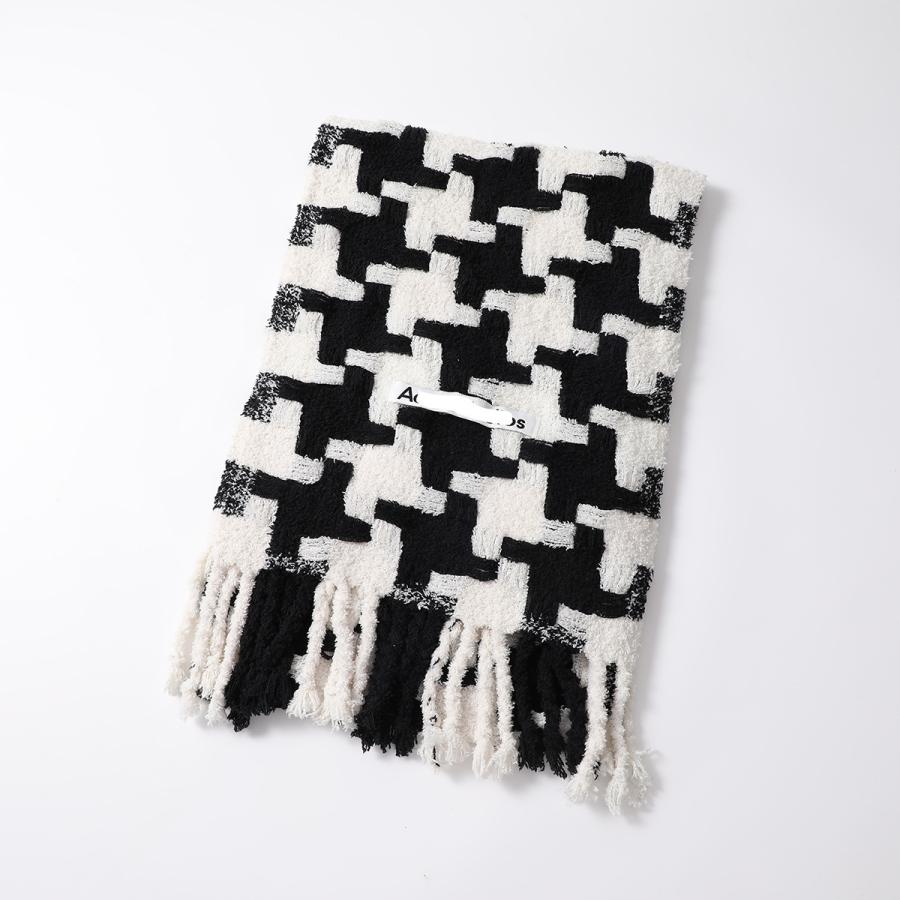 Houndstooth Scarf  |  Womens Scarves Scarves Black