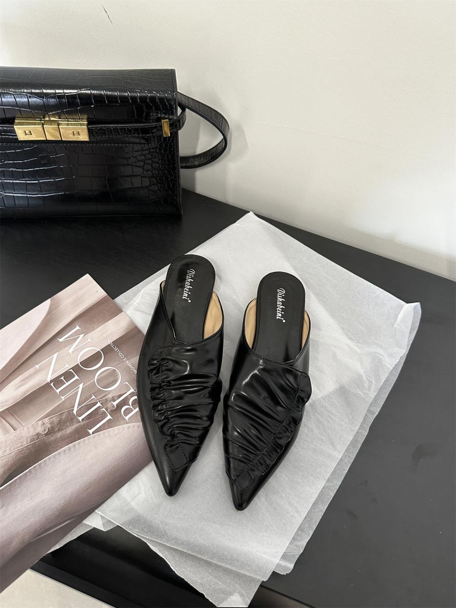 Lace-Up Mules  |  Womens Shoes Shoes Black