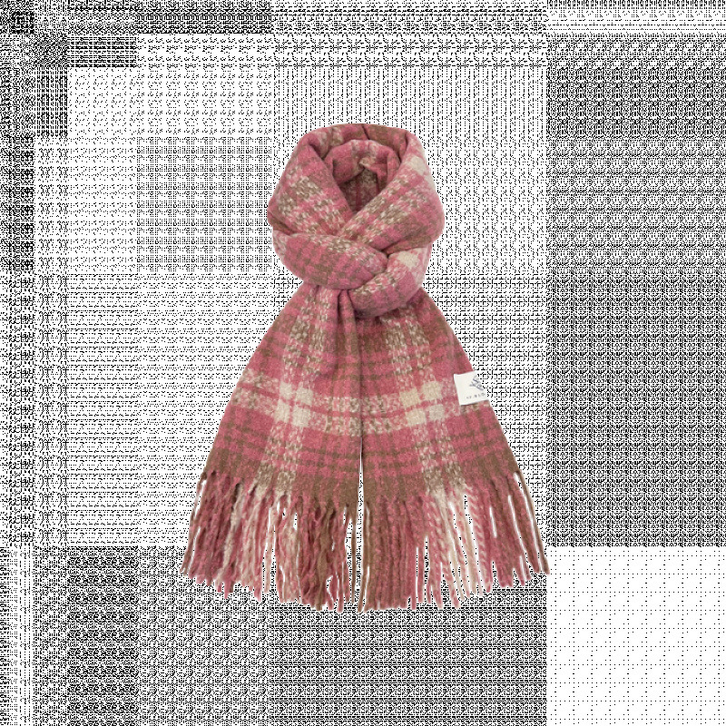 Plaid Fringe Scarf  |  Womens Scarves Scarves Scarves