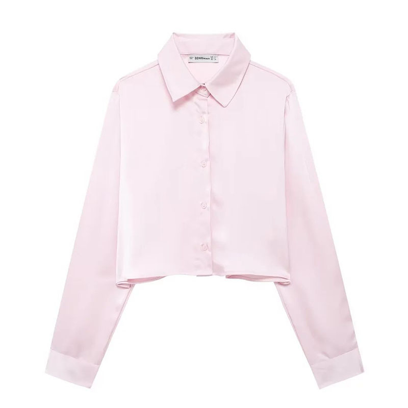 Shirt Logo Embroidery  |  Womens Shirts & Blouses Clothing Dusty pink