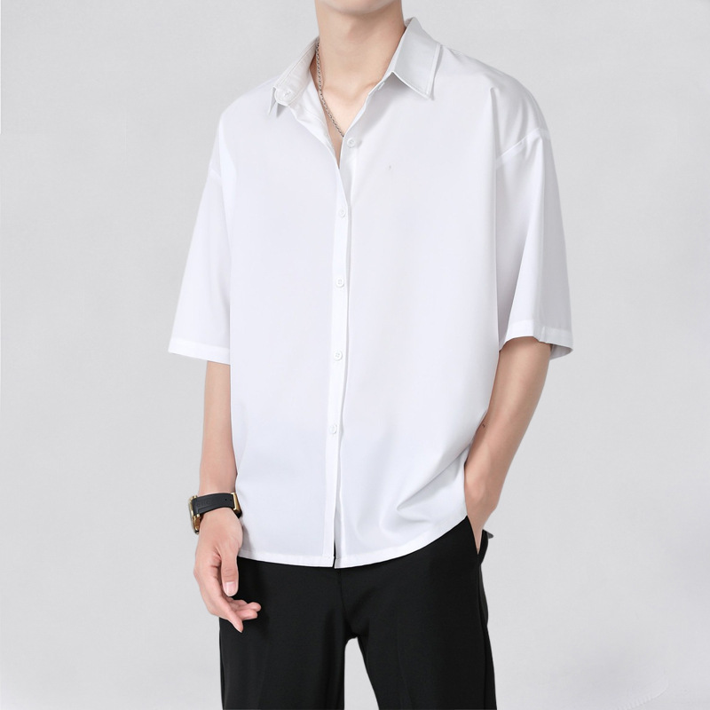 Short Sleeve Button-Up Shirt  |  Mens Shirts Clothing Mens