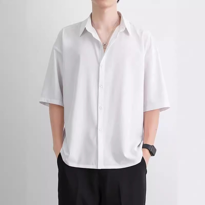 Short Sleeve Button-Up Shirt  |  Mens Shirts Clothing Mens