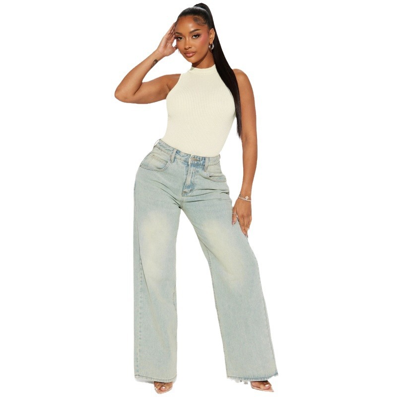 Super Baggy Fit Jeans – 2023F  |  Womens Jeans Clothing beige