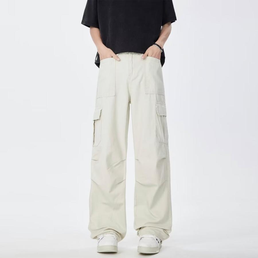 Twill Trousers  |  Mens Trousers Clothing Ivory white