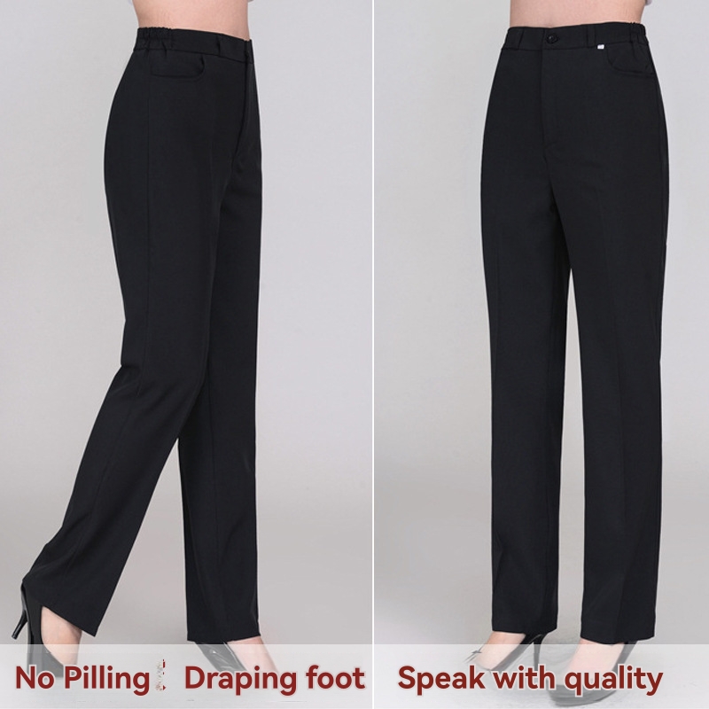 Wool Blend Trousers  |  Womens Trousers Clothing Black